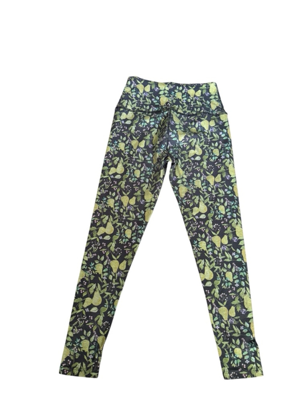 Beyond Yoga High-Waist Green Pear Botanical Print Leggings - Picture 3 of 6